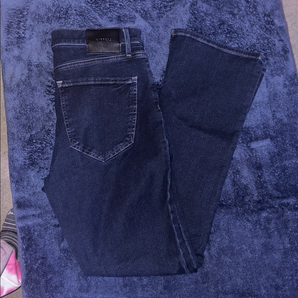 Express Dark Blue Skyscraper Jeans womens 12S